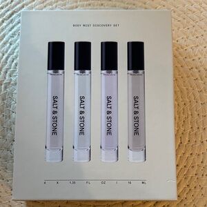 Salt & Stone Body Mist Discovery Set - Black